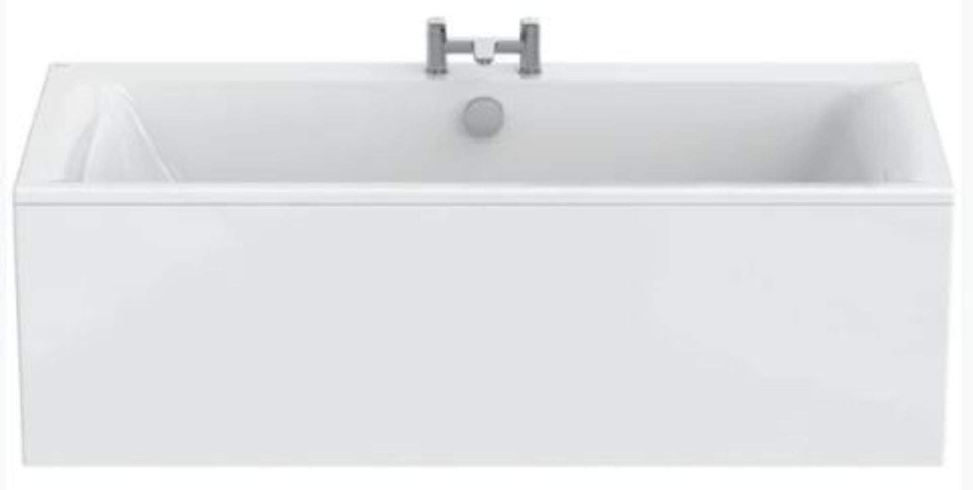 1 X Is Concept 170x75cm Double Ended Rect Bath – No Tapholes (e735801) RRP £400 - Image 2 of 5