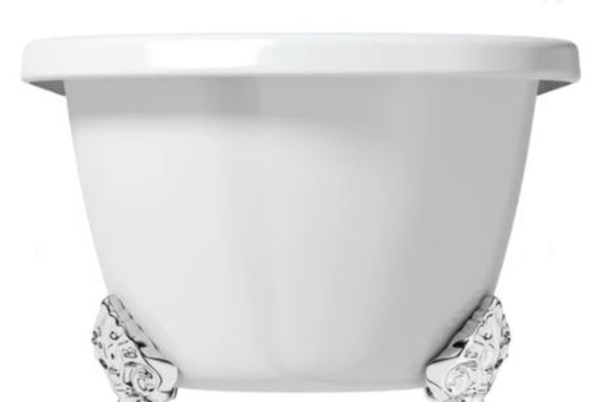 1 X Traditional Double Ended Roll Top Bath 1750 X 800 (jl659-1750) RRP £369 - Image 5 of 9