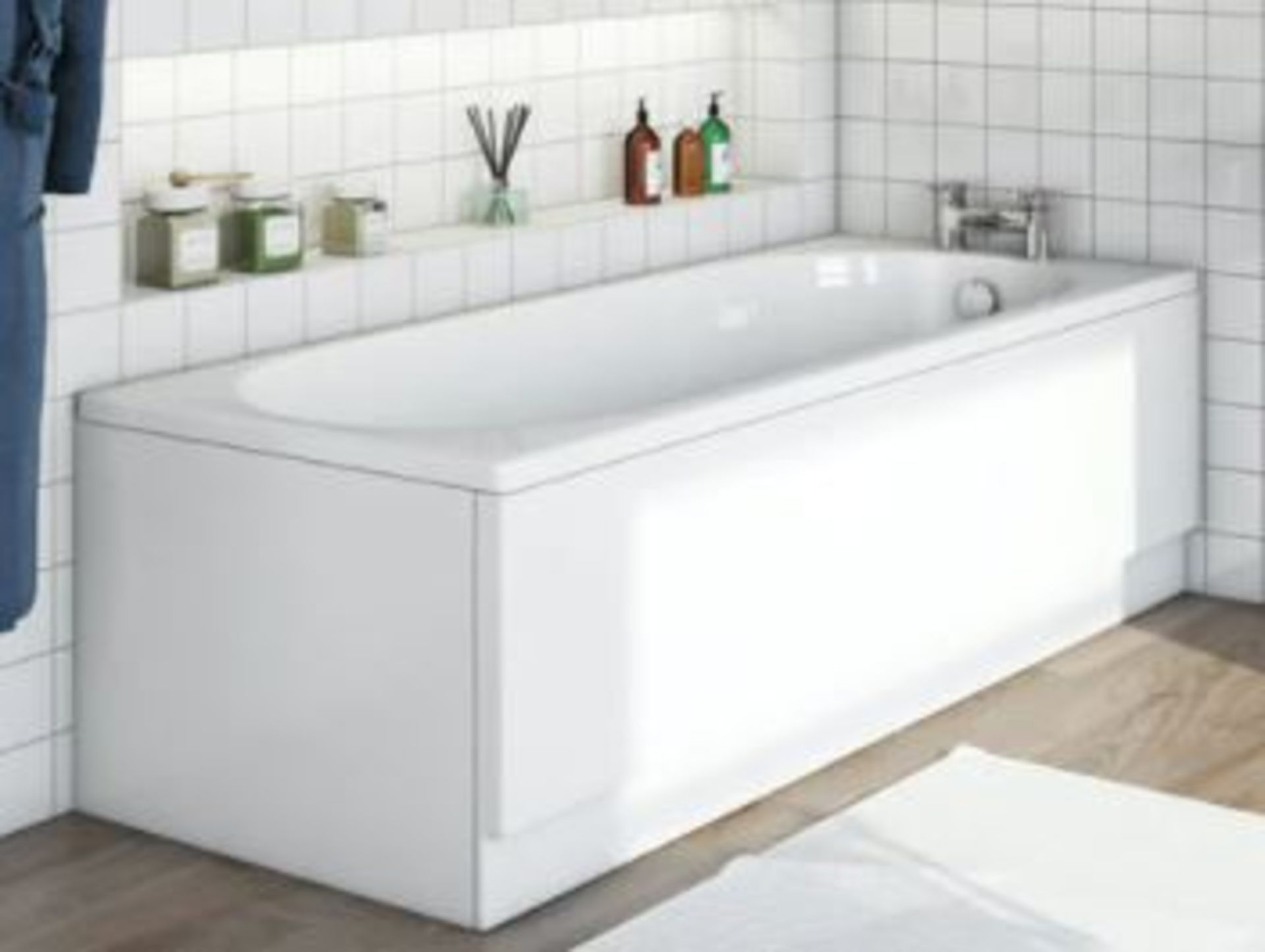 1 X Single Ended Square Edge Bath 1700 X 700 (ncric1770s) RRP £165 - Image 2 of 3