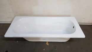 1600x700mm Single Ended Straight Bath (NHLT1670)