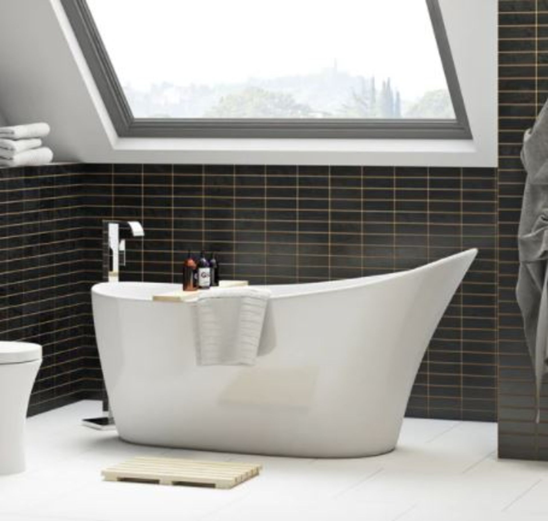 Mode Bathrooms Hardy Free Standing Bath 1600x750mm (RBAIF2002)