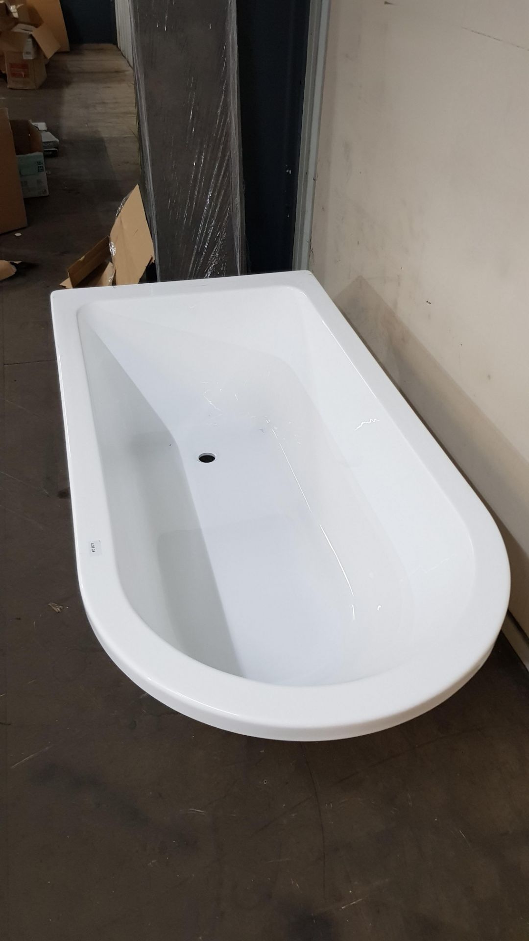 1500x770mm Free Standing Traditional Roll Top Shower bath (OMS-926-1500) - Image 4 of 5