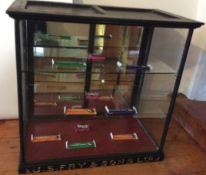 Victorian J S Fry & Sons Chocolat Shop Cabinet