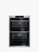 Category - RETURNED WHITE GOODS - AEG DCE731110M Built-In Double Oven - T002981670