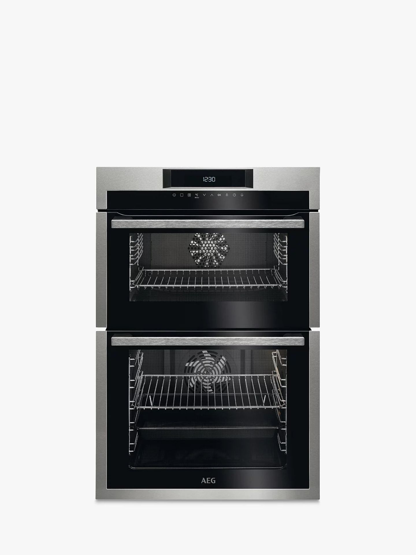 Category - RETURNED WHITE GOODS - AEG DCE731110M Built-In Double Oven - T002981670