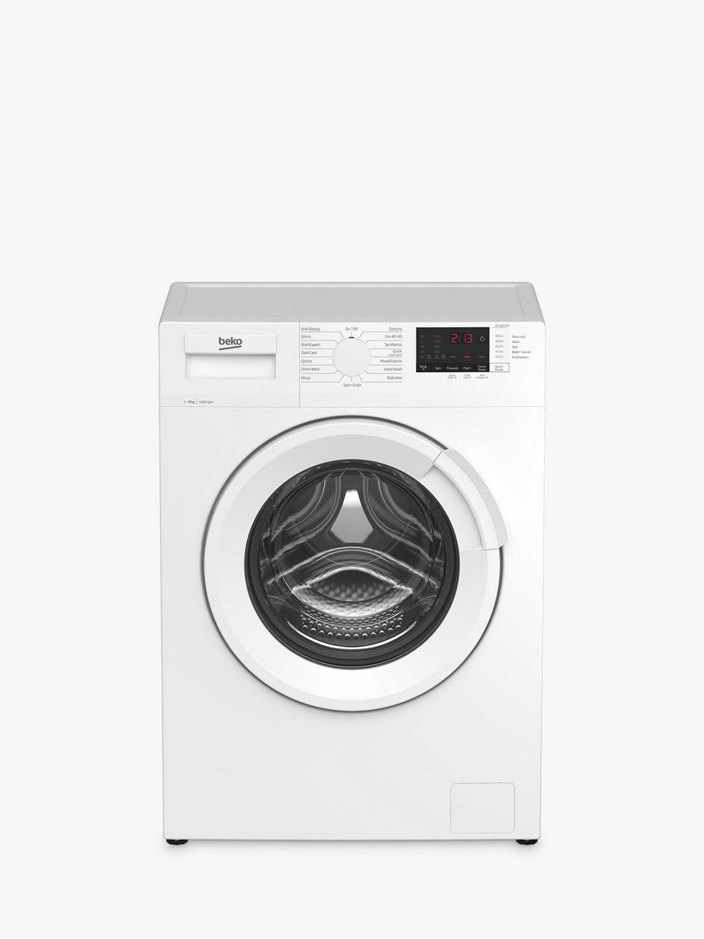 Category - RETURNED WHITE GOODS - Beko WTL84131W Freestanding Washing Machine - T002943469