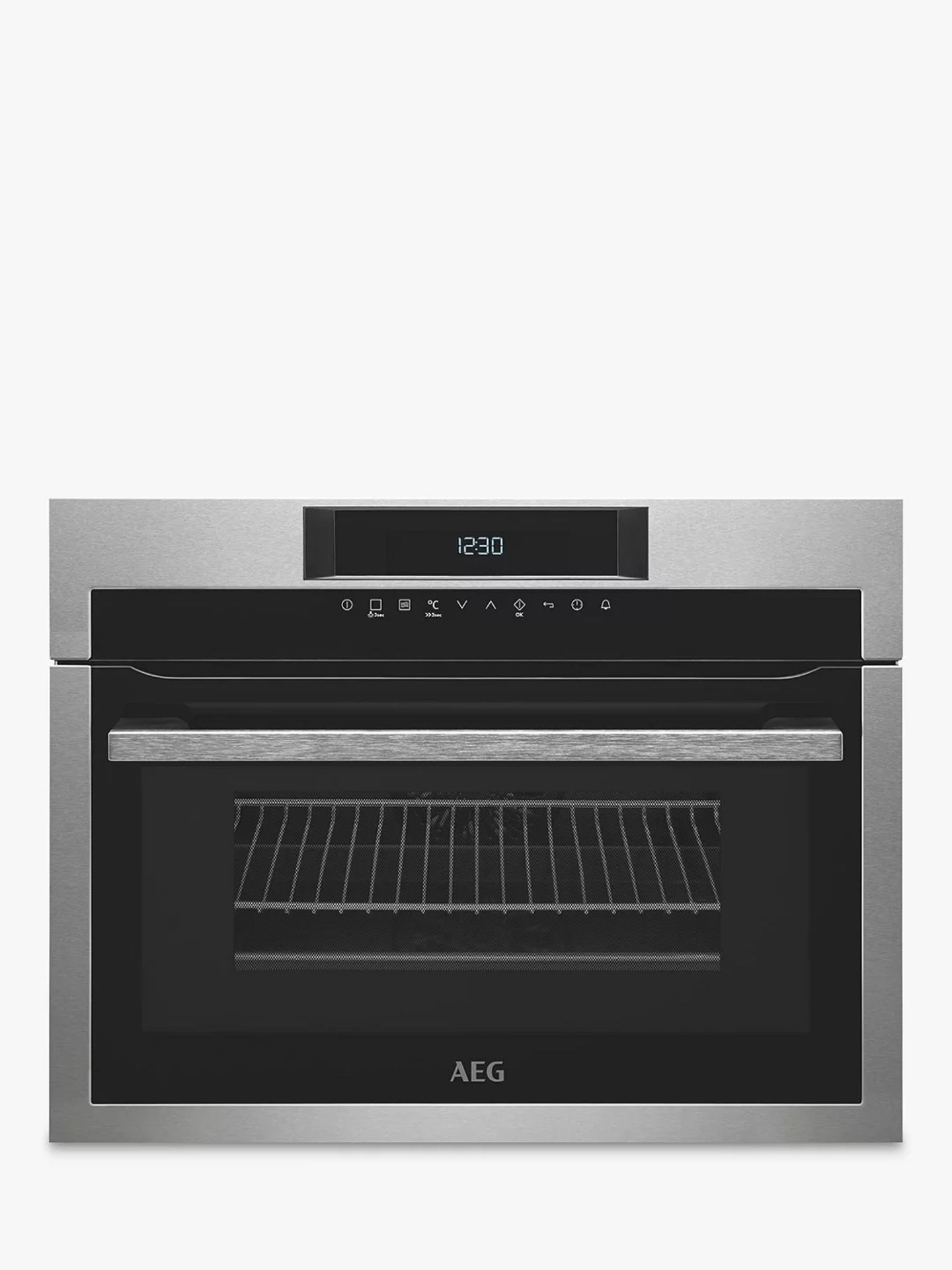 Category - RETURNED WHITE GOODS - AEG KME761000M CombiQuick Compact Built-In Oven - T002972997