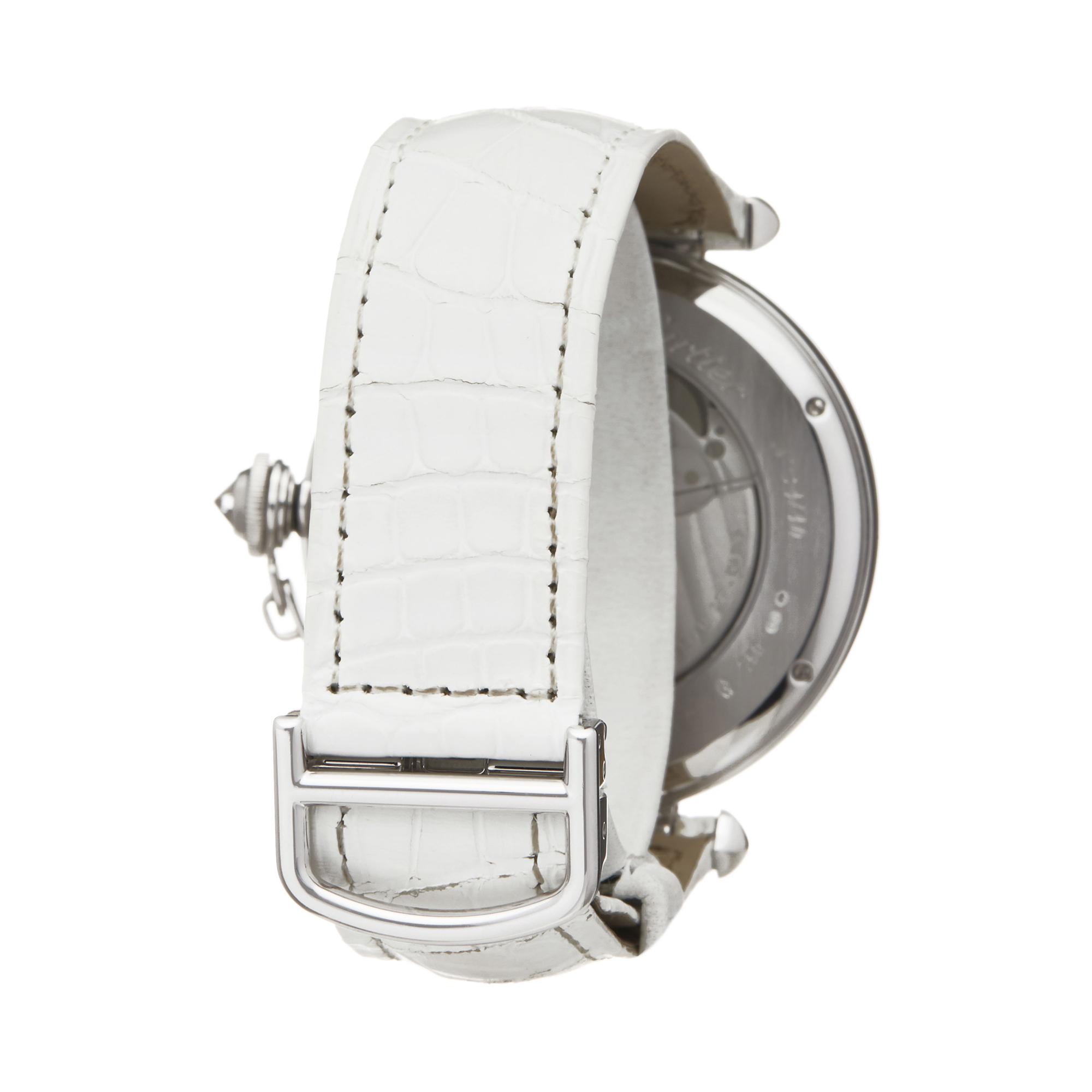 Cartier Pasha de Cartier WJ124006 or 3142L Ladies White Gold Enamel Dial Watch - Image 5 of 8