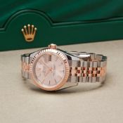 Rolex Datejust 26 179171 Ladies Rose Gold & Stainless Steel Watch