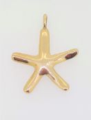 9ct (375) Yellow Gold Starfish Pendant