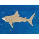 9ct (375) Yellow Gold Great White Shark Pendant