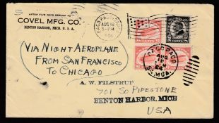 Air Mail/Samoa/United States 1924