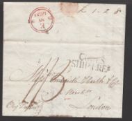 G.B. - Ship Letters - Cowes 1820