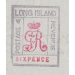 LONG ISLAND 1916 6d ESSAY