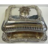King George IV Presentation Silver Entree Dishes St Christopher Colonial 1821 Governor Royal Navy