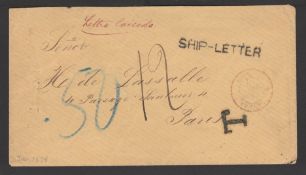 G.B. - Ship Letters - London / Liverpool 1878