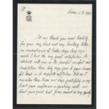 Fine Letter & Envelope Grand Duchess Louise Of Baden To Lady O’conor 1921 Fine Letter Accompanied B