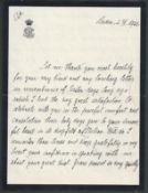 Fine Letter & Envelope Grand Duchess Louise Of Baden To Lady O’conor 1921 Fine Letter Accompanied B