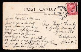 G.B. - Ship Letters - Birmingham 1913