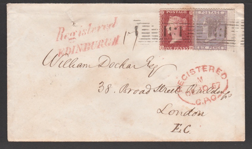 G.B. - Registered / Scotland 1857