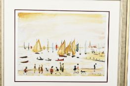 L.S. Lowry Limited Edition "Yachts"