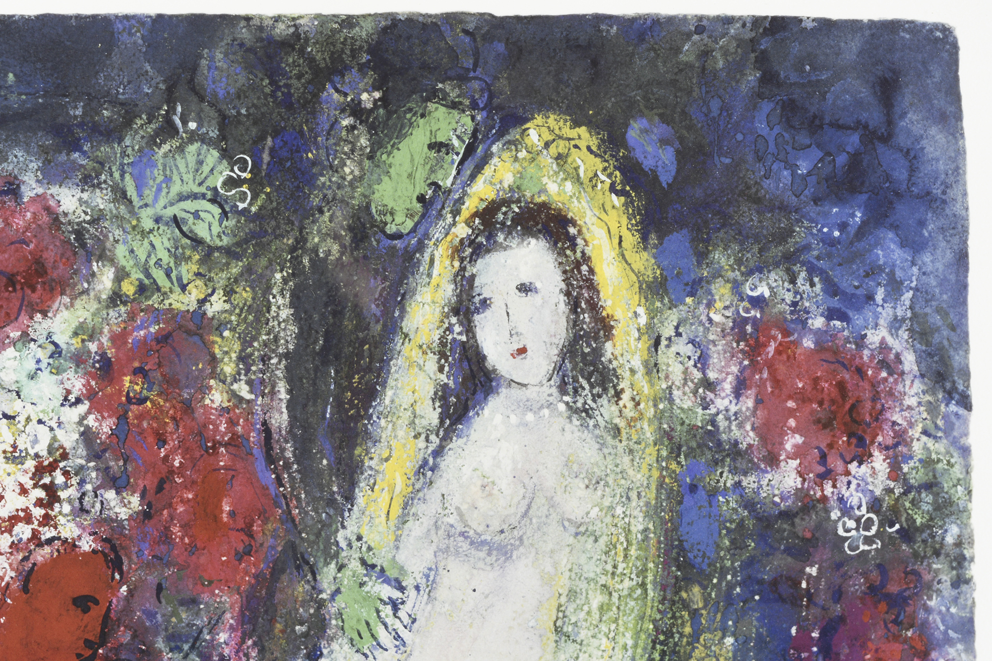 Marc Chagall Numbered Limited Edition "Bride with Flowers" - Image 9 of 12