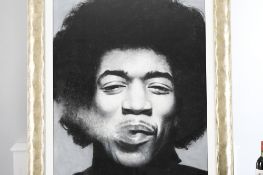 Anthony Orme Original Painting of Jimi Hendrix