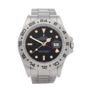 Rolex Explorer II 16550 Men Stainless Steel Watch