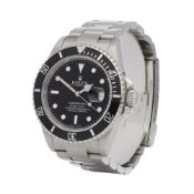 Rolex Submariner Date 16610 Men Stainless Steel Watch