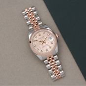 Rolex Datejust 31 178241 Ladies Rose Gold & Stainless Steel Jubilee Diamond Dial Watch