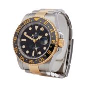 Rolex GMT-Master II 116713LN Men Yellow Gold & Stainless Steel Watch