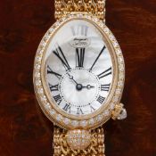 Breguet Reine de Naples 8928BA/51/J20 DD00 Ladies Yellow Gold Diamond Mother of Pearl Watch