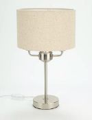 (R9H) 3 X Lamps. 1 X Classic Table Lamp 50727467, 1 X Mercury Lamp 50160818 & 1 X Rattan Table Lamp