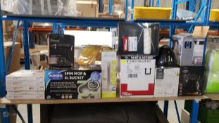 (R5H) . Qty Of Mixed Items To Inc 4 X Kettles, Water Jug, 6 X 9Ó Roller Paint Sets, Mini Tower Fan,