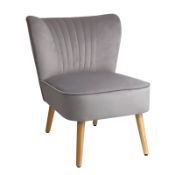 (R5I) Household. 1 X Grey Occasional Chair