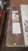 (R12) Flooring. 4 X (2.5 m2) Egger Home Laminate Flooring Brown Weinburg Oak