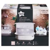 (R9C) 3 Items. 1 X Tomme Tippee Super Steam Advanced Electric Sterliser Black (New) , 1 X Tommee Ti