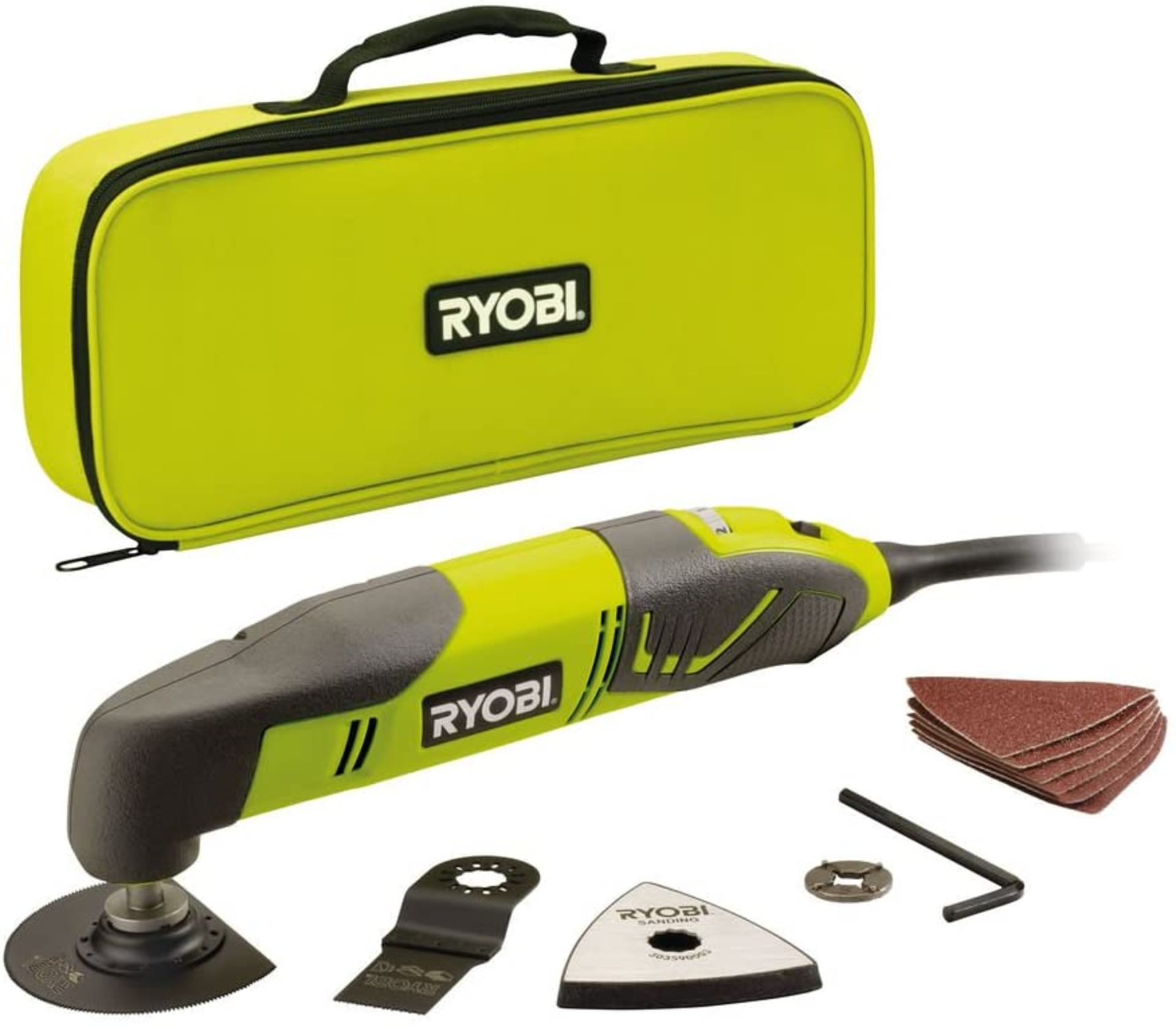 (R9E) 4 Items. 1 X Ryobi EMS180RV, 1 X Ryobi Multi Tool RMT200, 1 X Ryobi RSS200 & 1 X Ryobi RJS720 - Image 2 of 5