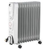 (R2I) 2 Items. 1 X Stylec 11 Fin Oil Radiator Heater 2500W & 1 X Stylec 5 Fin Tall Oil Radiator 100