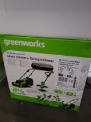 (R30) 1 X Greenworks 24V Lawn Mower (Appears Unused)