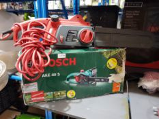 (R2E) 2 Items. 1 X Bosch AKE 40 S Corded Chainsaw & 1 X Sovereign Electric Corded Chainsaw