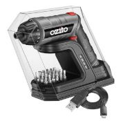 (R4B) 6 Items. 2 X Ozito Screwdriver / Torch, 2 X Ozito Cordless Drill Driver 18V, 1 X Task 10.8V D