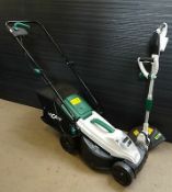 (R3H) 2 Items. 1 X Qualcast Li30 30cm 20V Cordless Lawn Mower & 1 X QWGTLi20 25cm 20V Cordless Gras