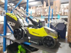 (R3J) 1 X Ryobi 33cm 18V Electric Lawn Mower