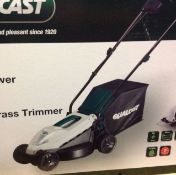 (R3G) 2 X Qualcast 30cm 20V Cordless Lawn Mower (1 X Grass Bag Missing)