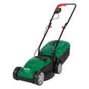 (R5F) 1 X Qualcast QE32 32cm 1200W Electric Rotary Lawn Mower