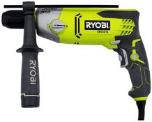 (R8A) 3 Items. 1 X Ryobi Percussion Drill RPD1010, 1 X Ryobi Rotary Hammer RSDS800 & 1 X Ryobi Angl