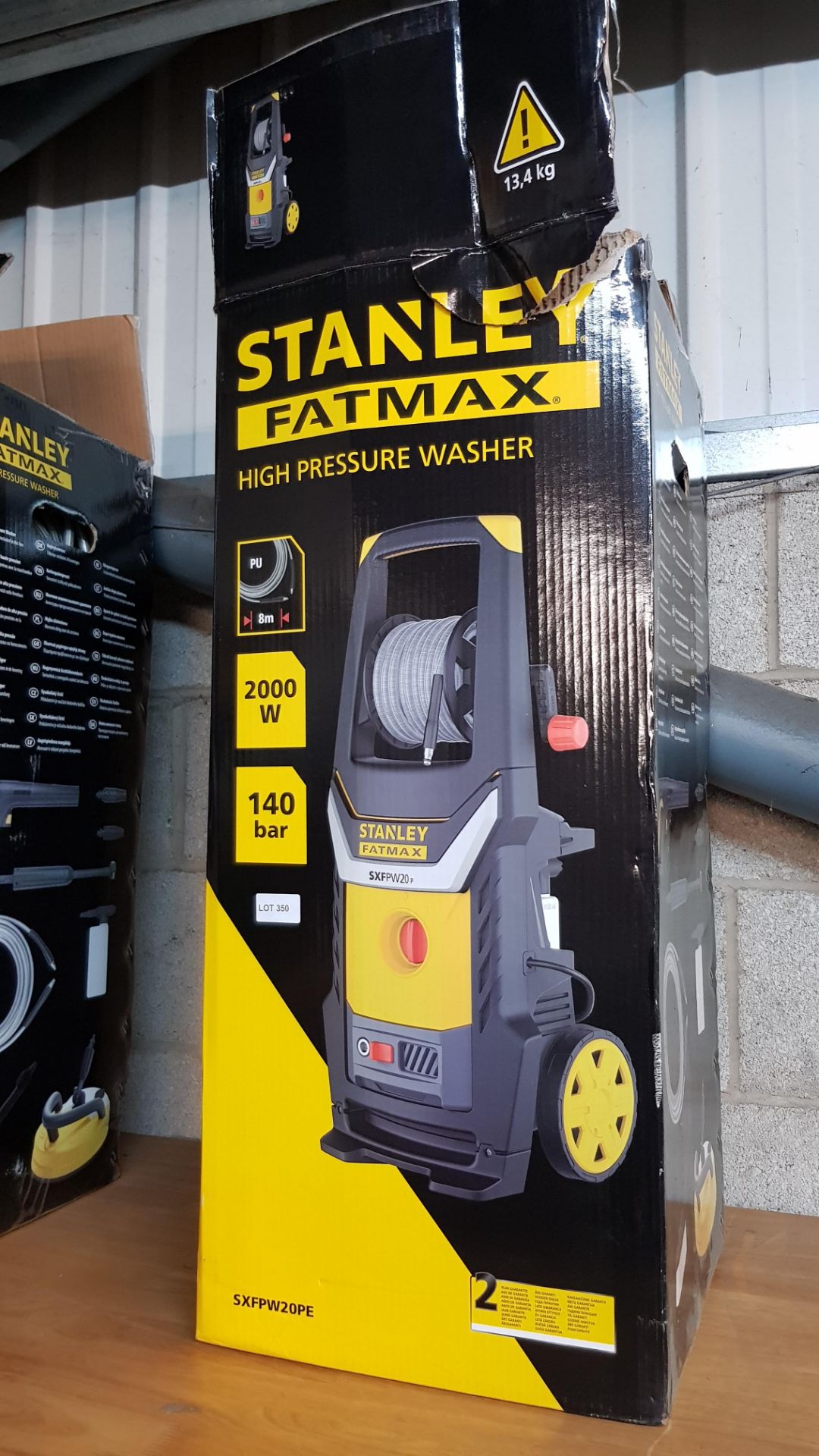 (R14D) 1 X Stanley Fatmax High Pressure Washer 200W 140 Bar - Image 2 of 2