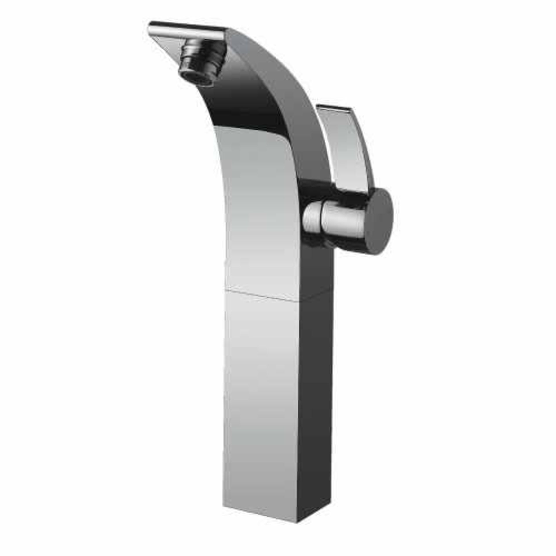 1 X Sublime Bathstore Extended Basin Mono Mixer Tap. Solid Brass Body, Polished Chrome Finish. Very