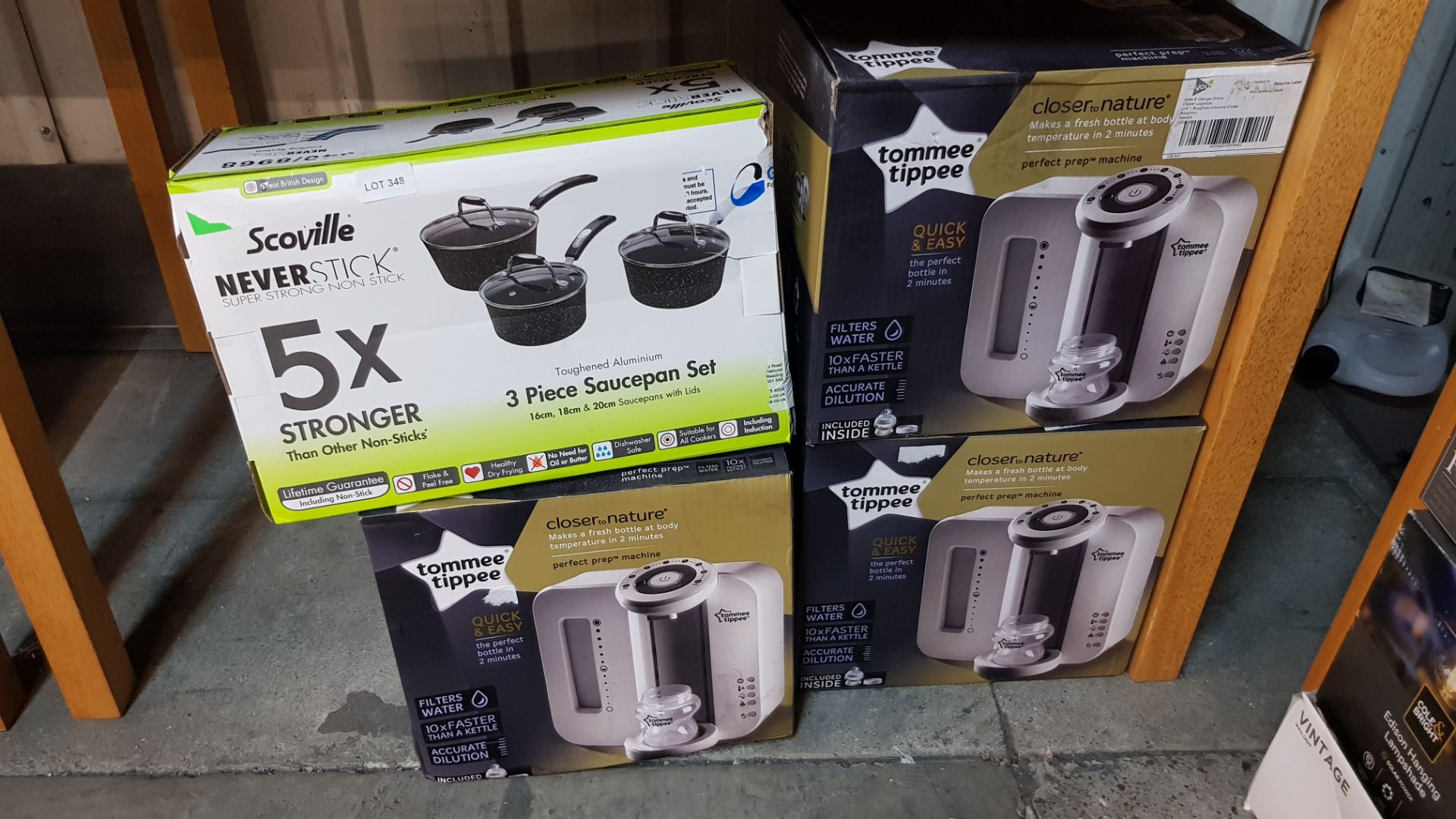 (R14D) Baby / Household. 4 Items. 3 X Tommee Tippee Closer To Nature Perfect Prep Machine & 1 X Sco - Image 3 of 3